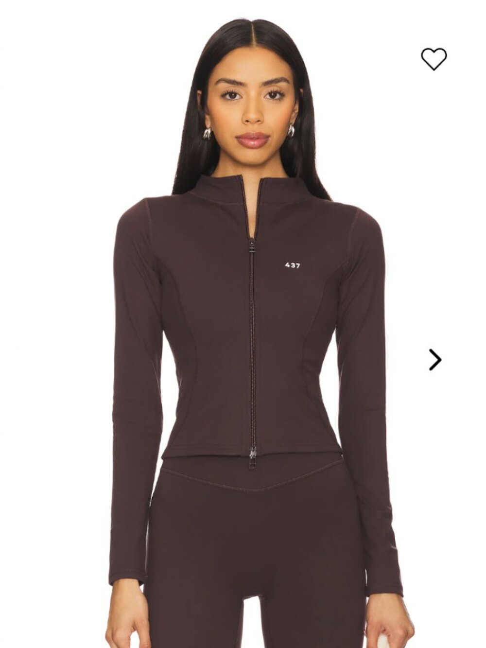 437 The Curve Jacket Espresso - SMALL